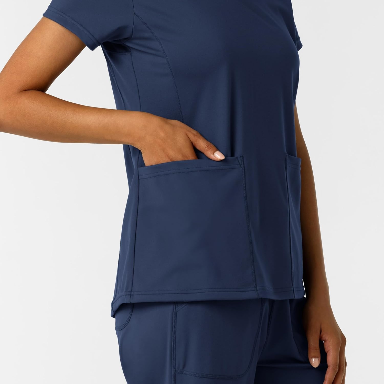 image:imageWink Womens Womens 2Pocket Scrub TopNavy
