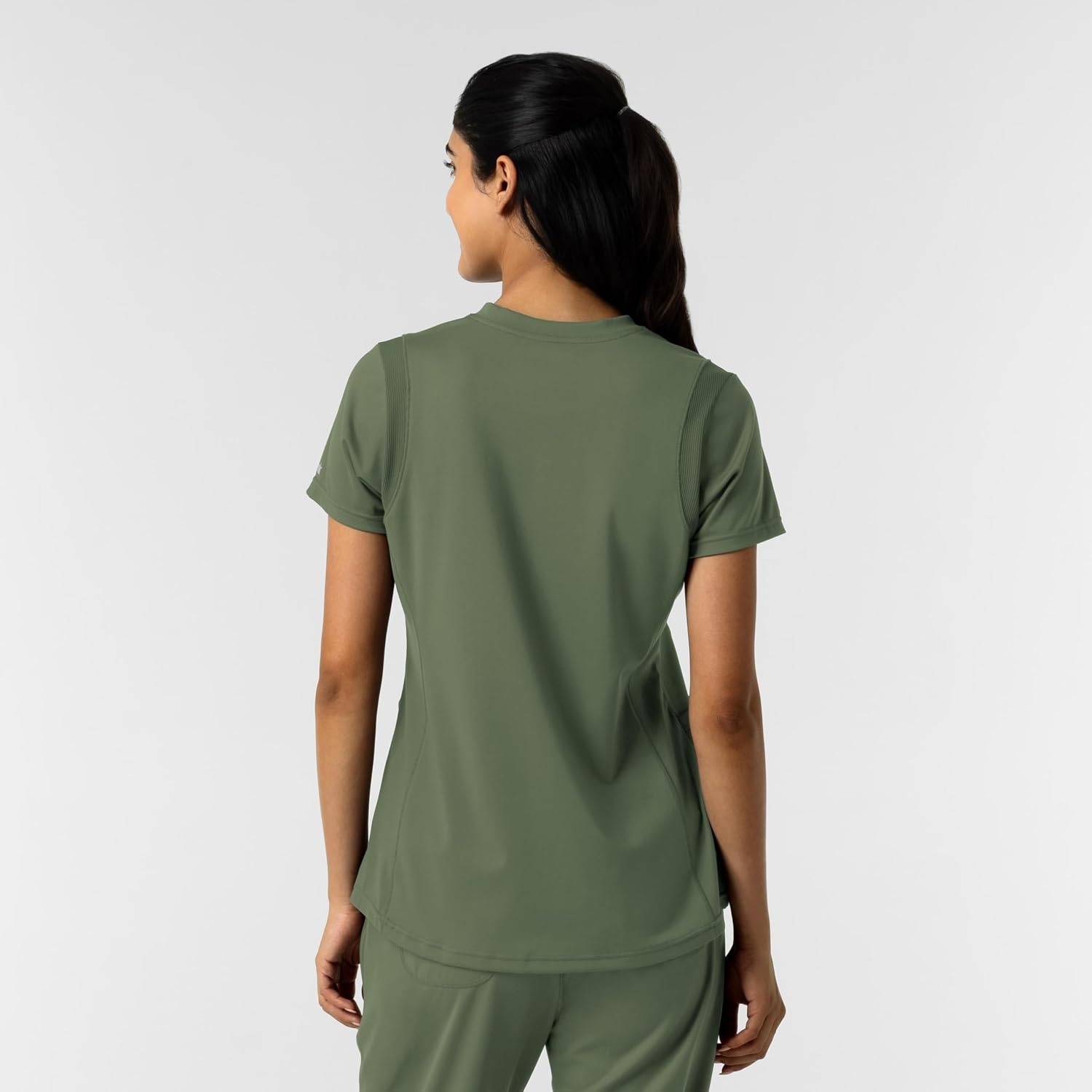 image:imageWink Womens Womens 2Pocket Scrub TopOlive
