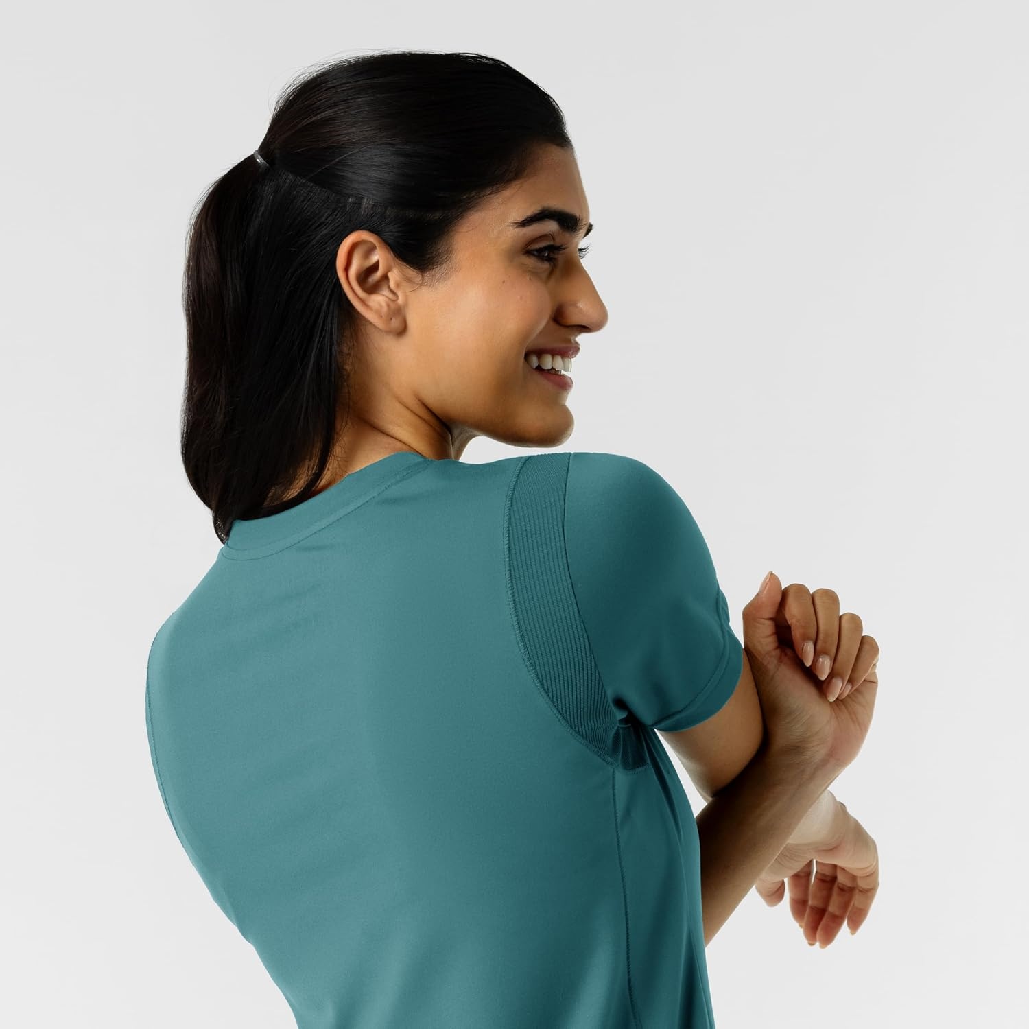 image:imageWink Womens Womens 2Pocket Scrub TopVintage Teal