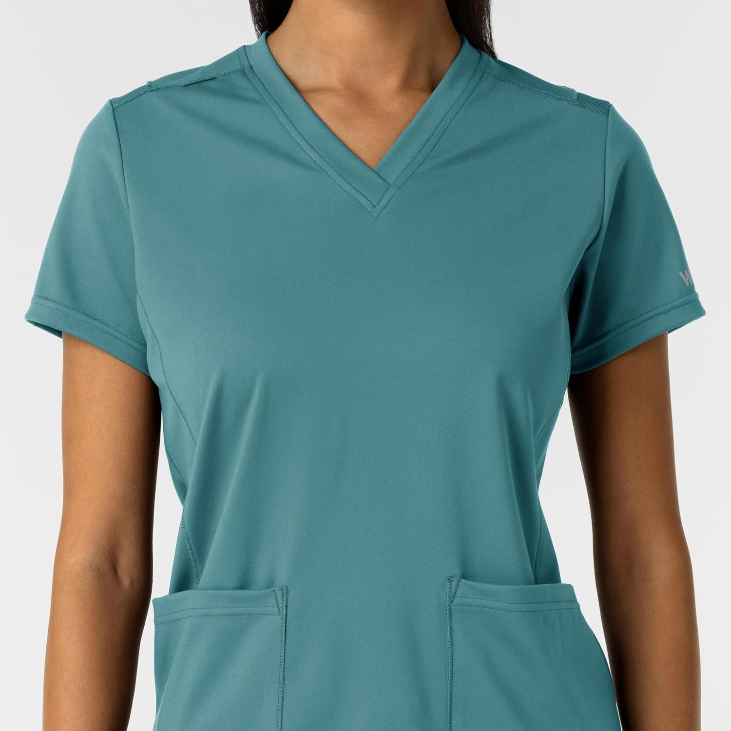 image:imageWink Womens Womens 2Pocket Scrub TopVintage Teal
