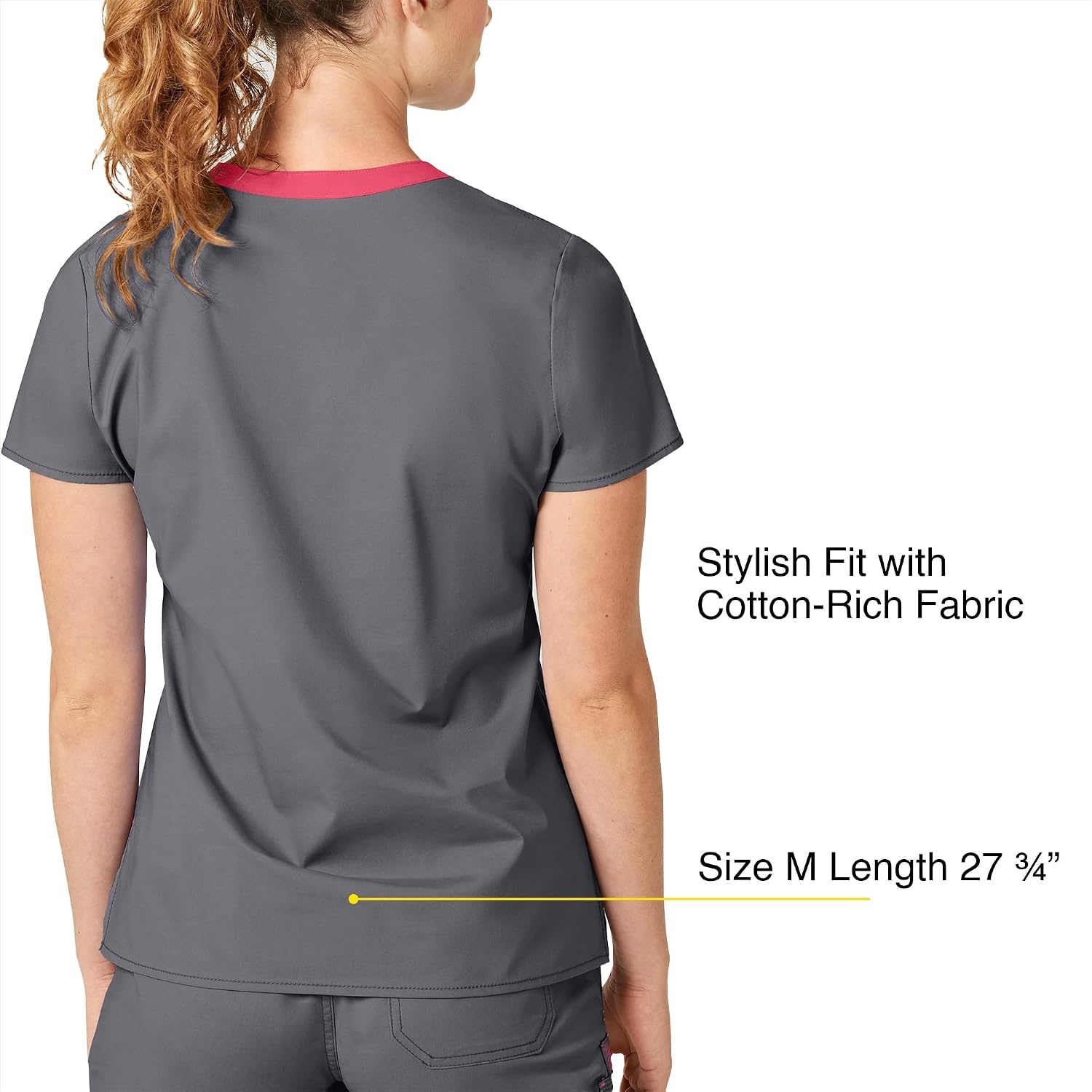 image:imageWink WonderFLEX Scrubs for Women Verity VNeck Scrub Tops