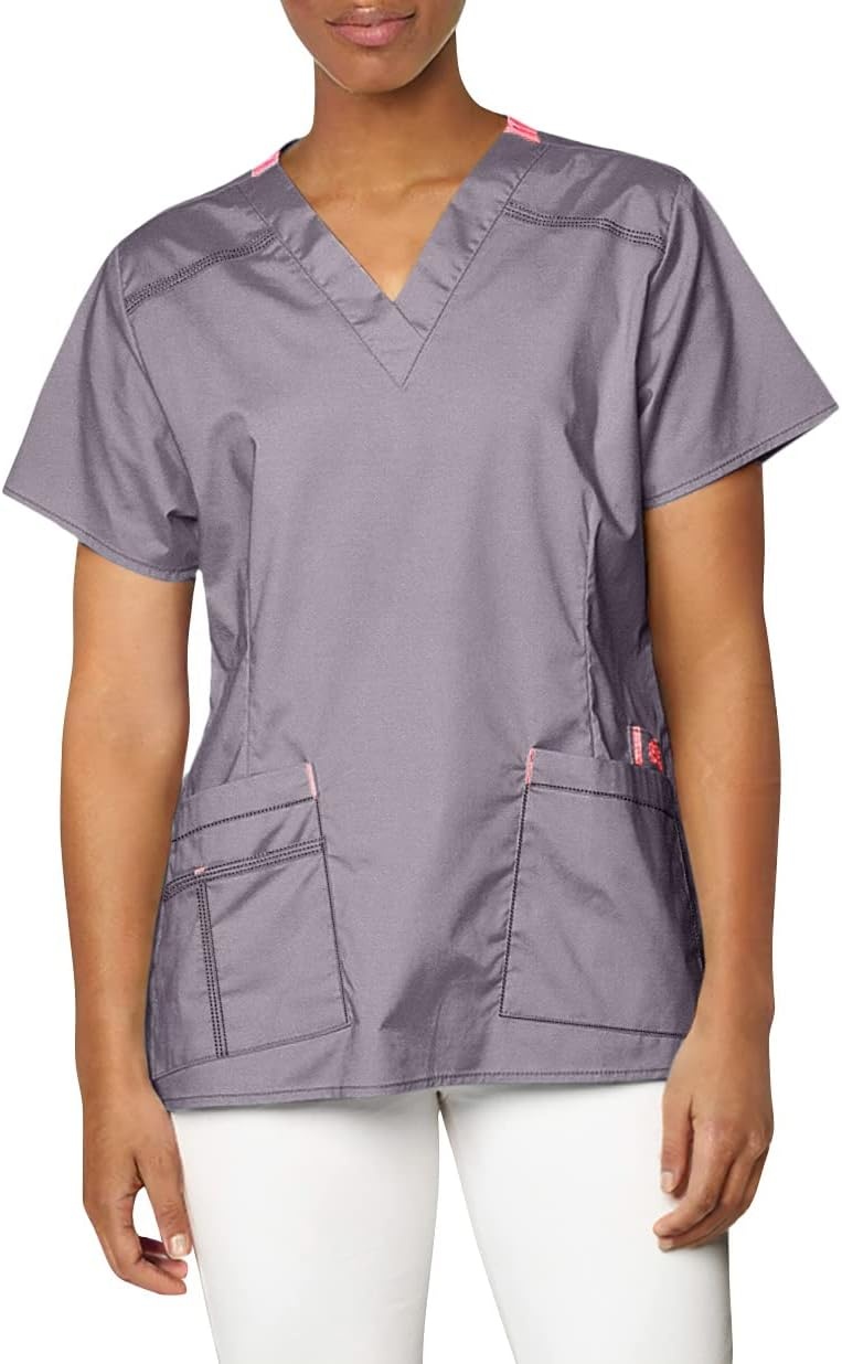 image:imageWink WonderFLEX Scrubs for Women Verity VNeck Scrub Tops