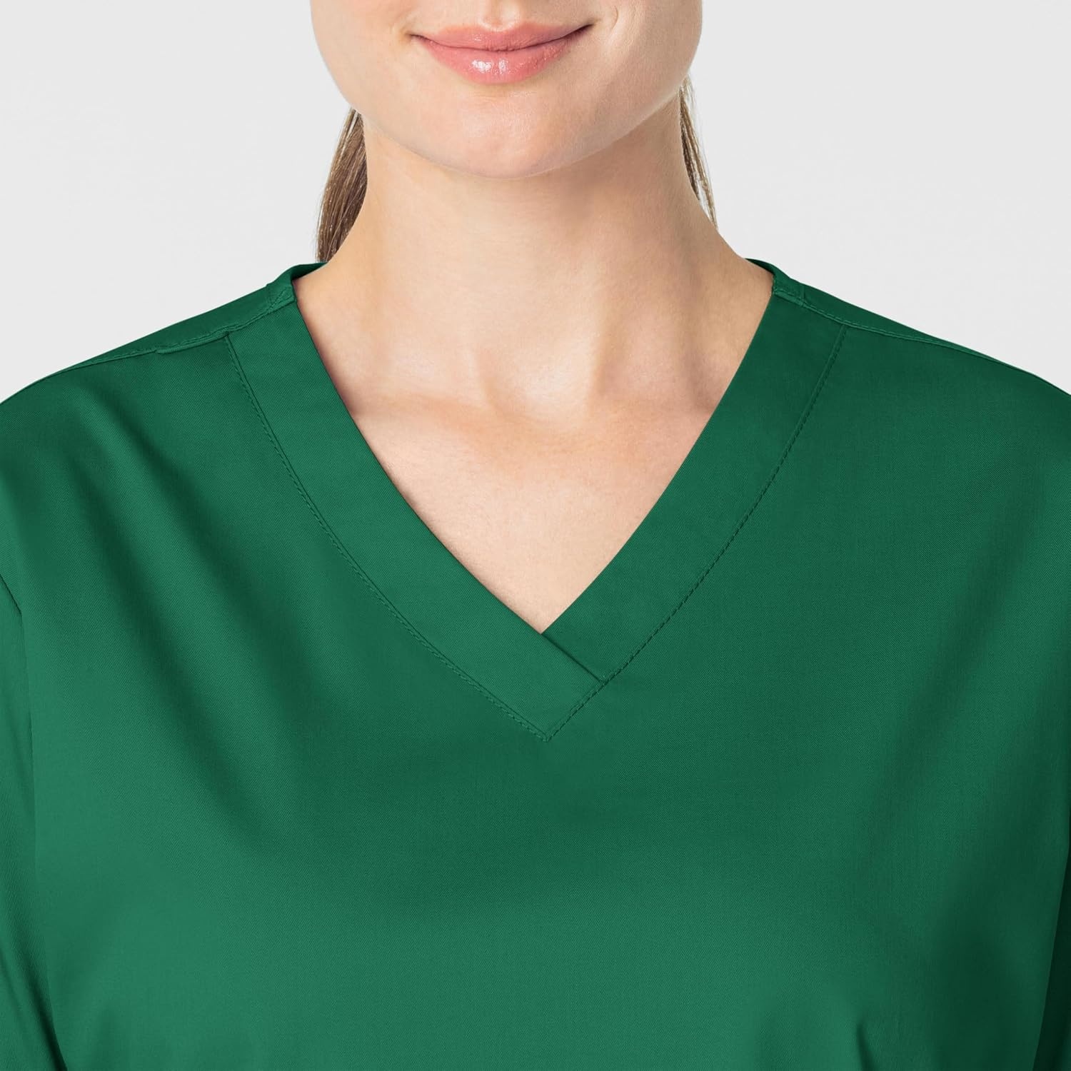 image:imageWink WonderWORK Scrubs for Women VNeck Scrub Tops Hunter XL