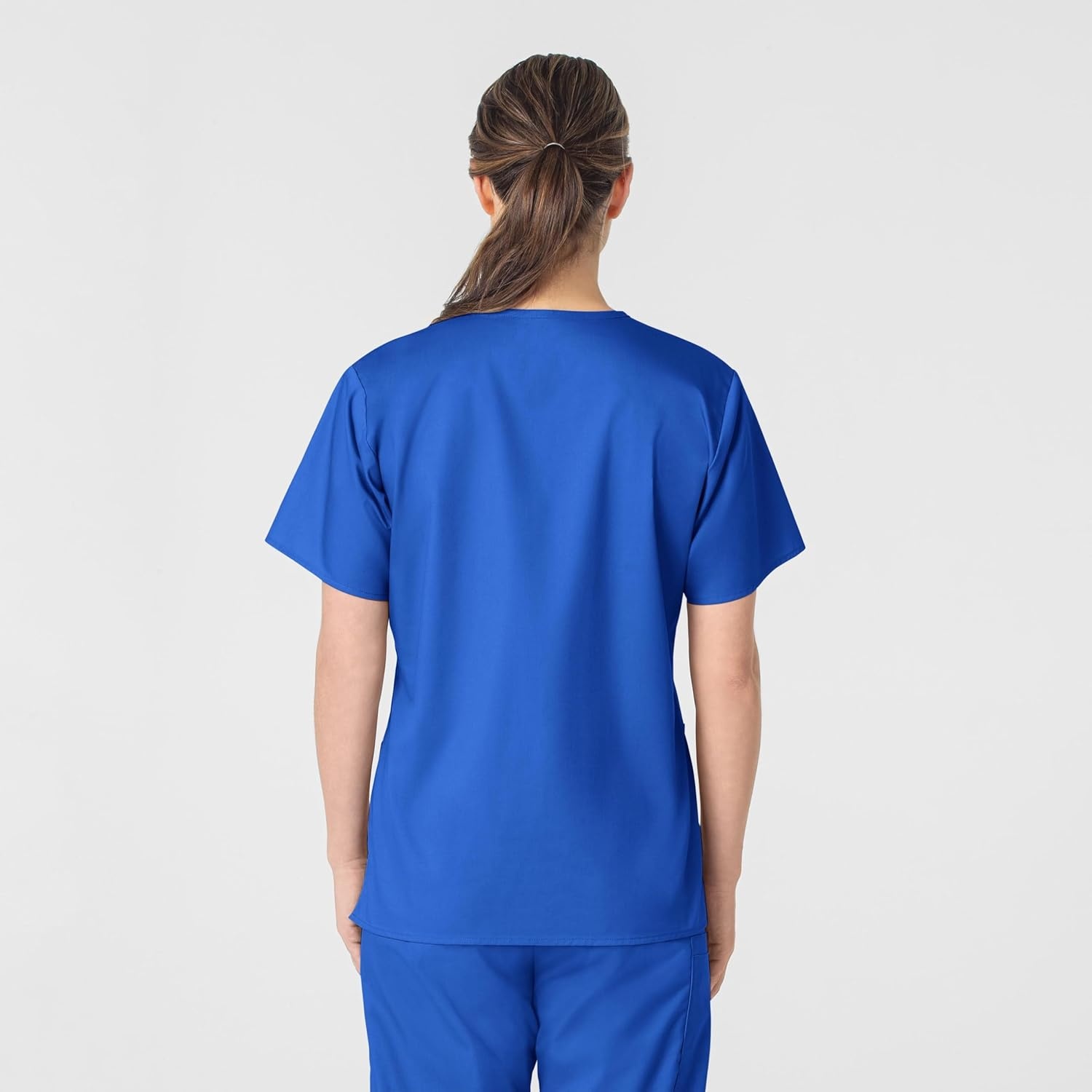 image:imageWink WonderWORK Womens VNeck Scrub Top Royal 4XL