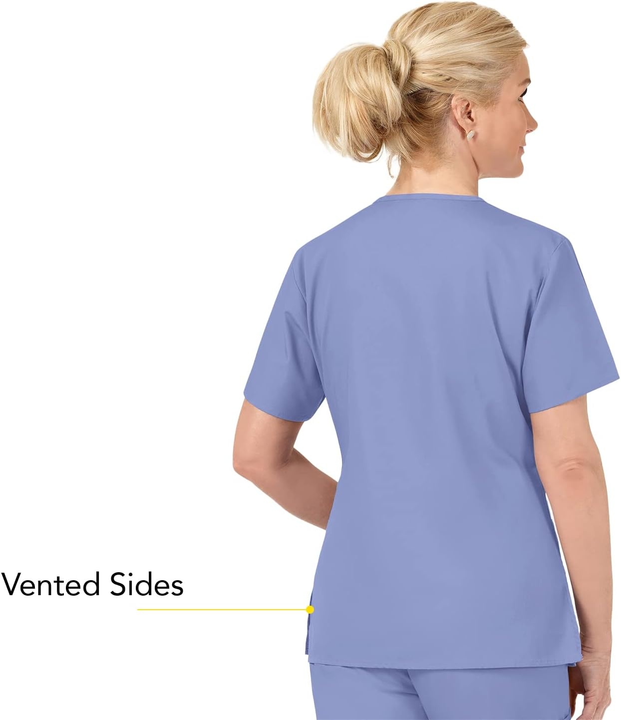 image:imageWonderWink womens Origins Bravo VNeck Top Ceil Blue 2XLarge