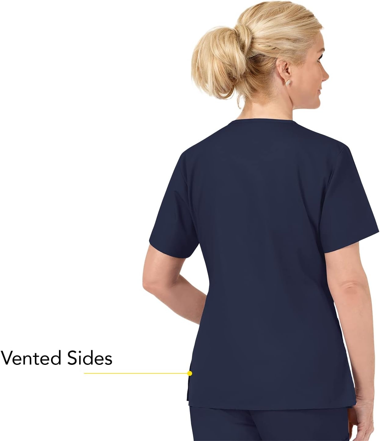 image:imageWonderWink womens Origins Bravo VNeck Top Navy XXSmall