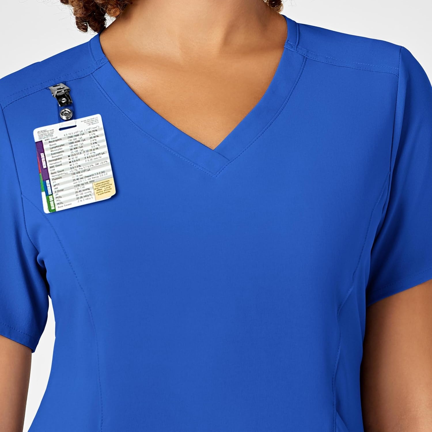 image:imageWonderWink womens Renew Womens Vneck Top Medical Scrubs Royal Small US