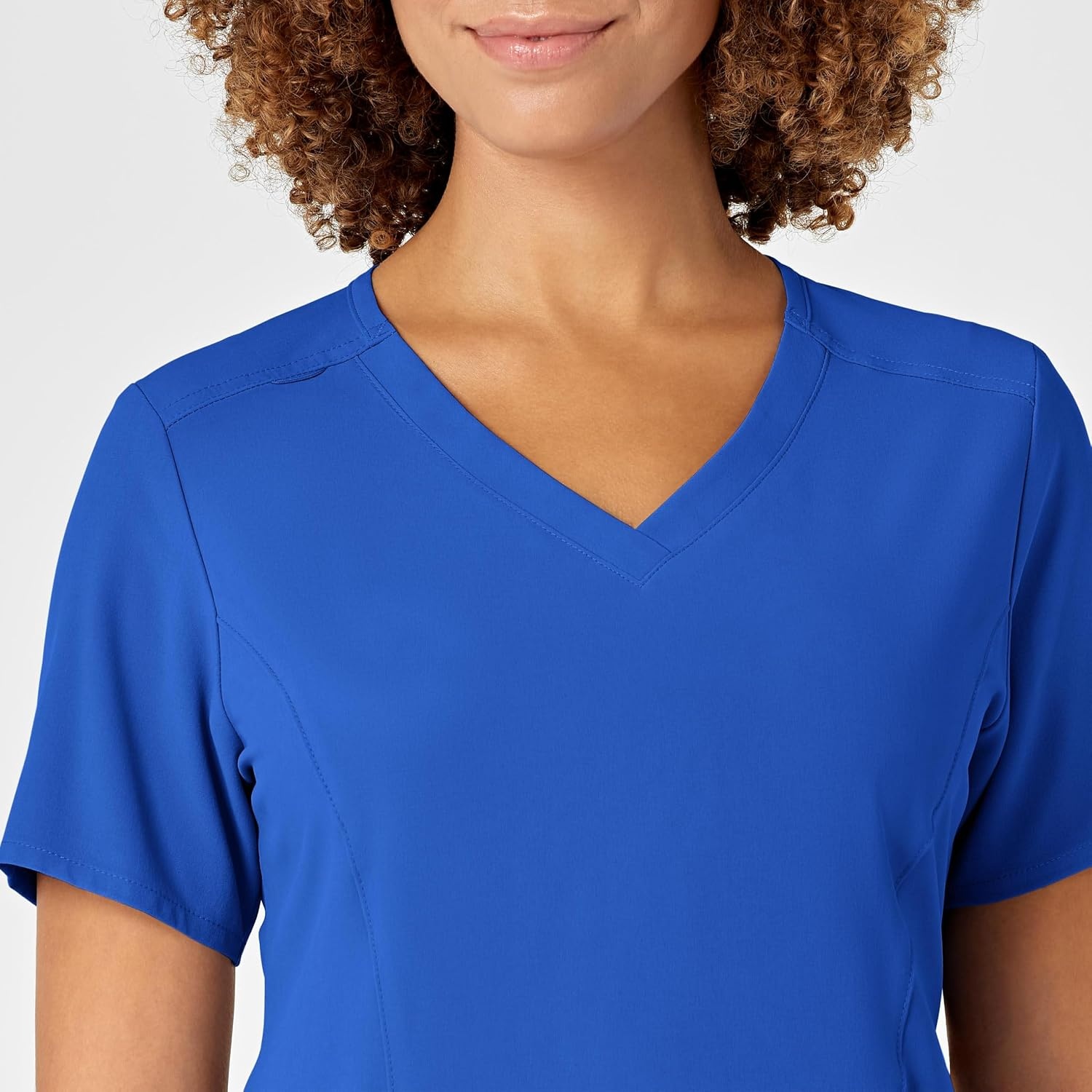 image:imageWonderWink womens Renew Womens Vneck Top Medical Scrubs Royal Small US