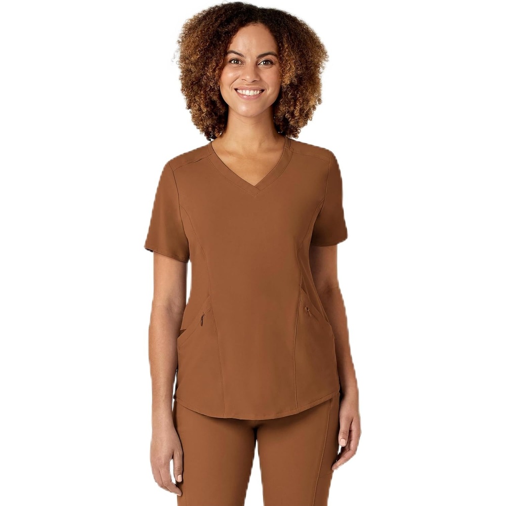 image:imageWINK Nova Womens FlexnReach VNeck Scrub TopChai
