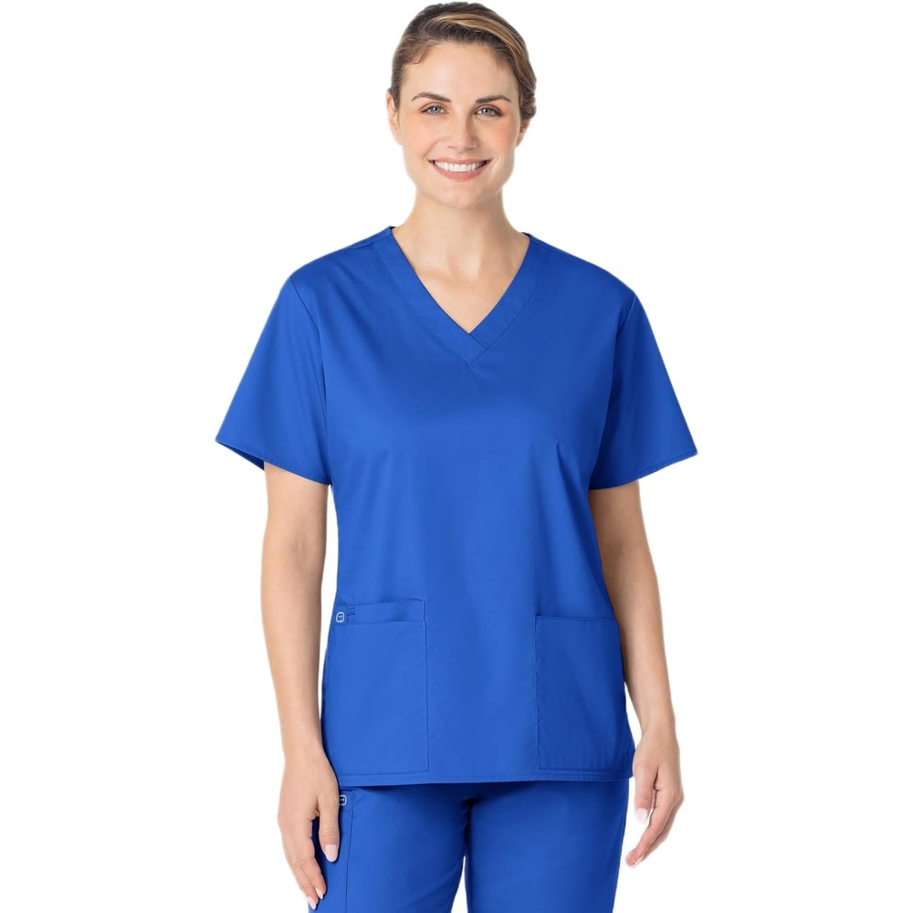 image:imageWINK WonderWORK Womens VNeck Scrub TopRoyal