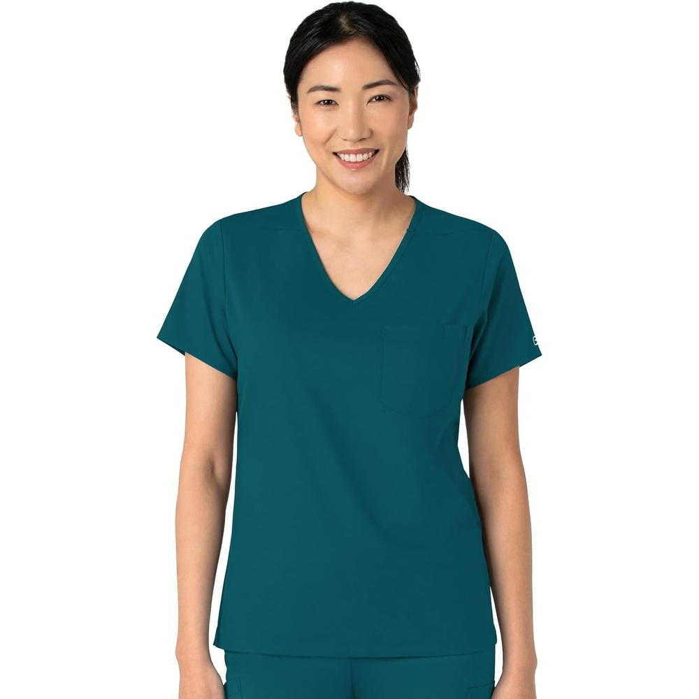 image:imageWink Boundless Womens Tuckin Scrub TopCaribbean Blue