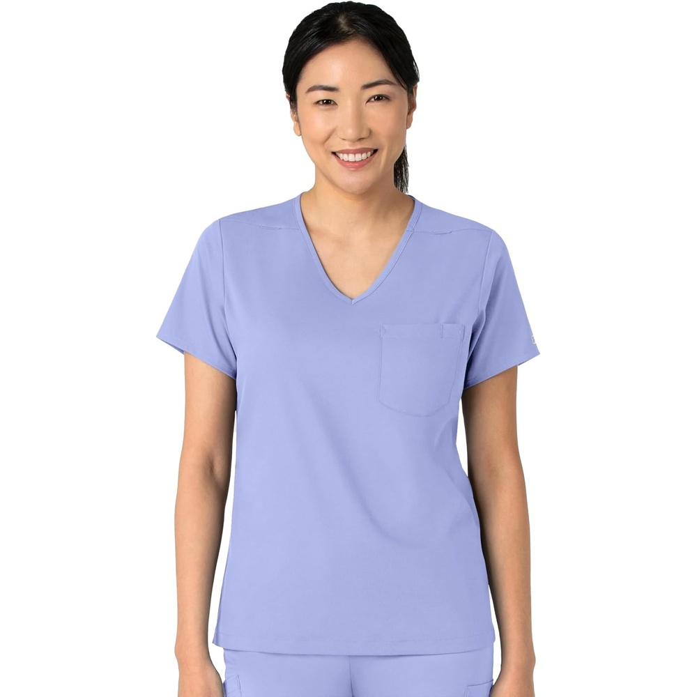 image:imageWink Boundless Womens Tuckin Scrub TopCeil Blue