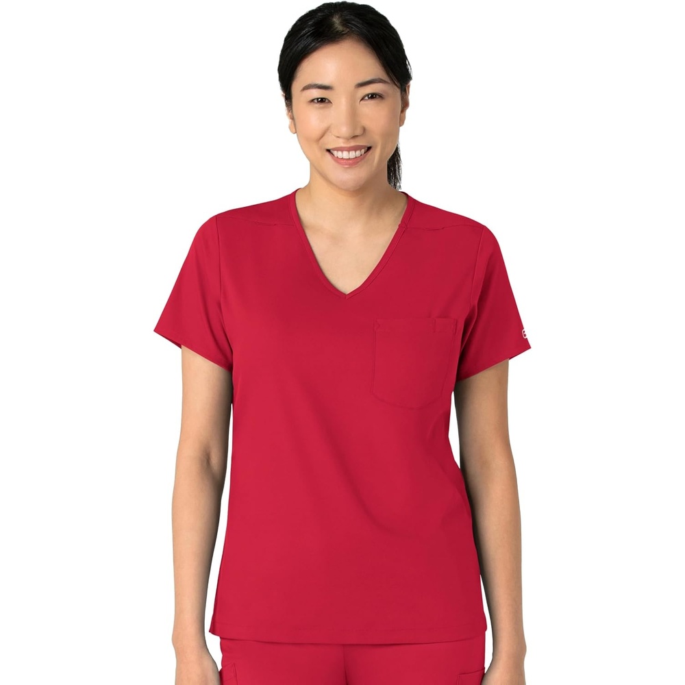 image:imageWink Boundless Womens Tuckin Scrub TopRed