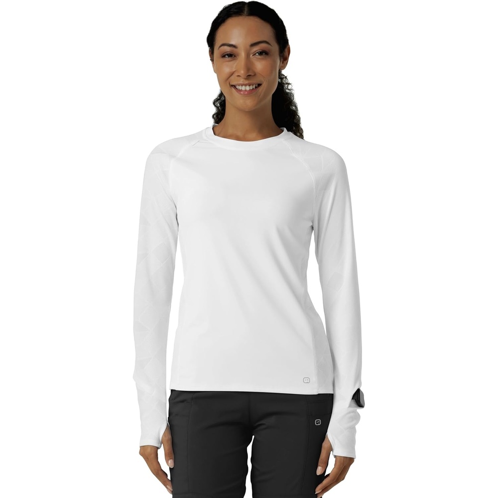 image:imageWink Layers Womens Engineered Underscrub TeeWhite