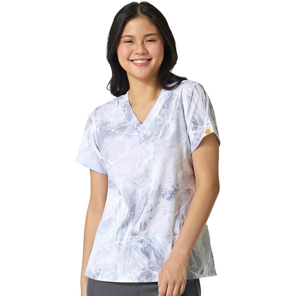 image:imageWink Womens Scrub TopCool Marble