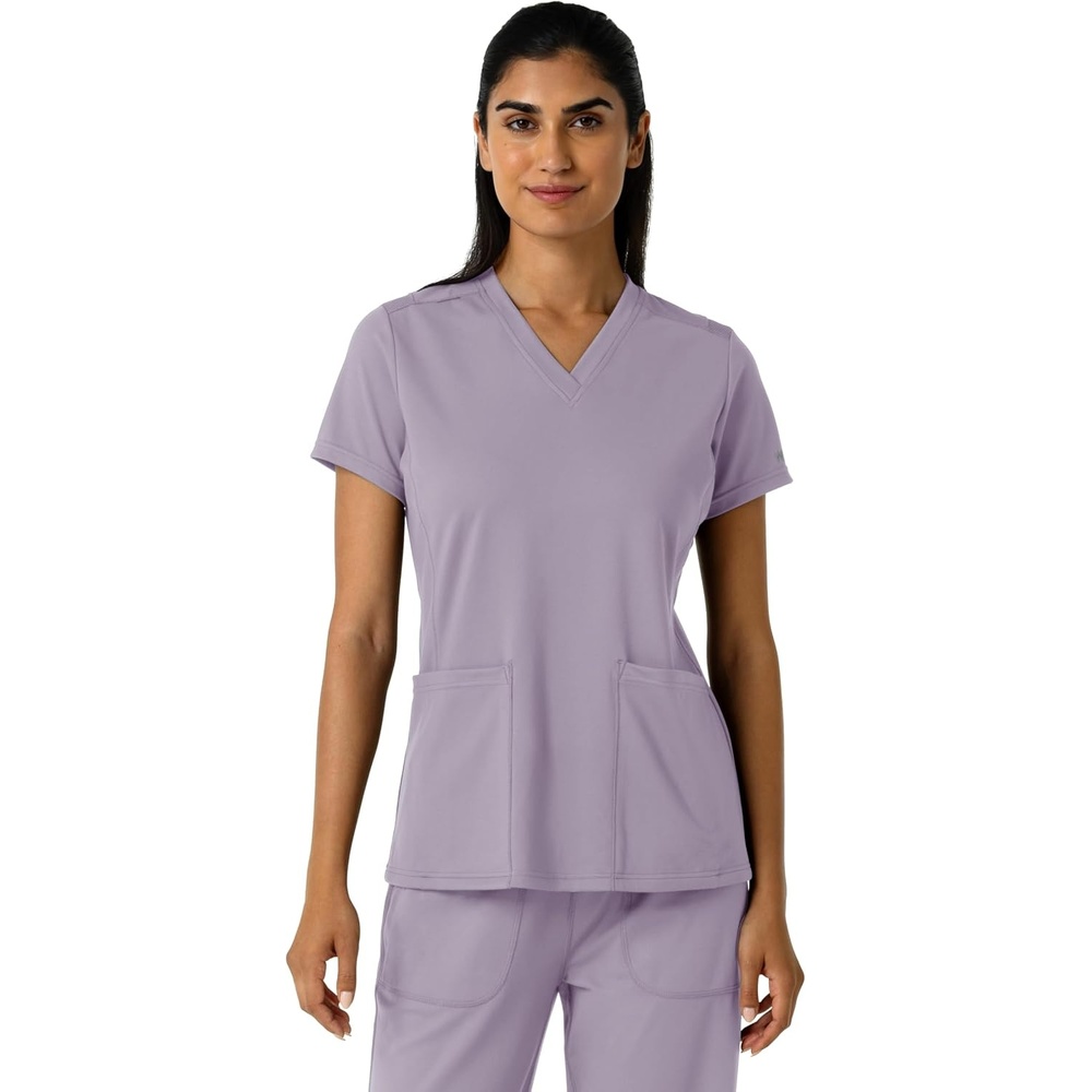 image:imageWink Womens Womens 2Pocket Scrub TopWisteria