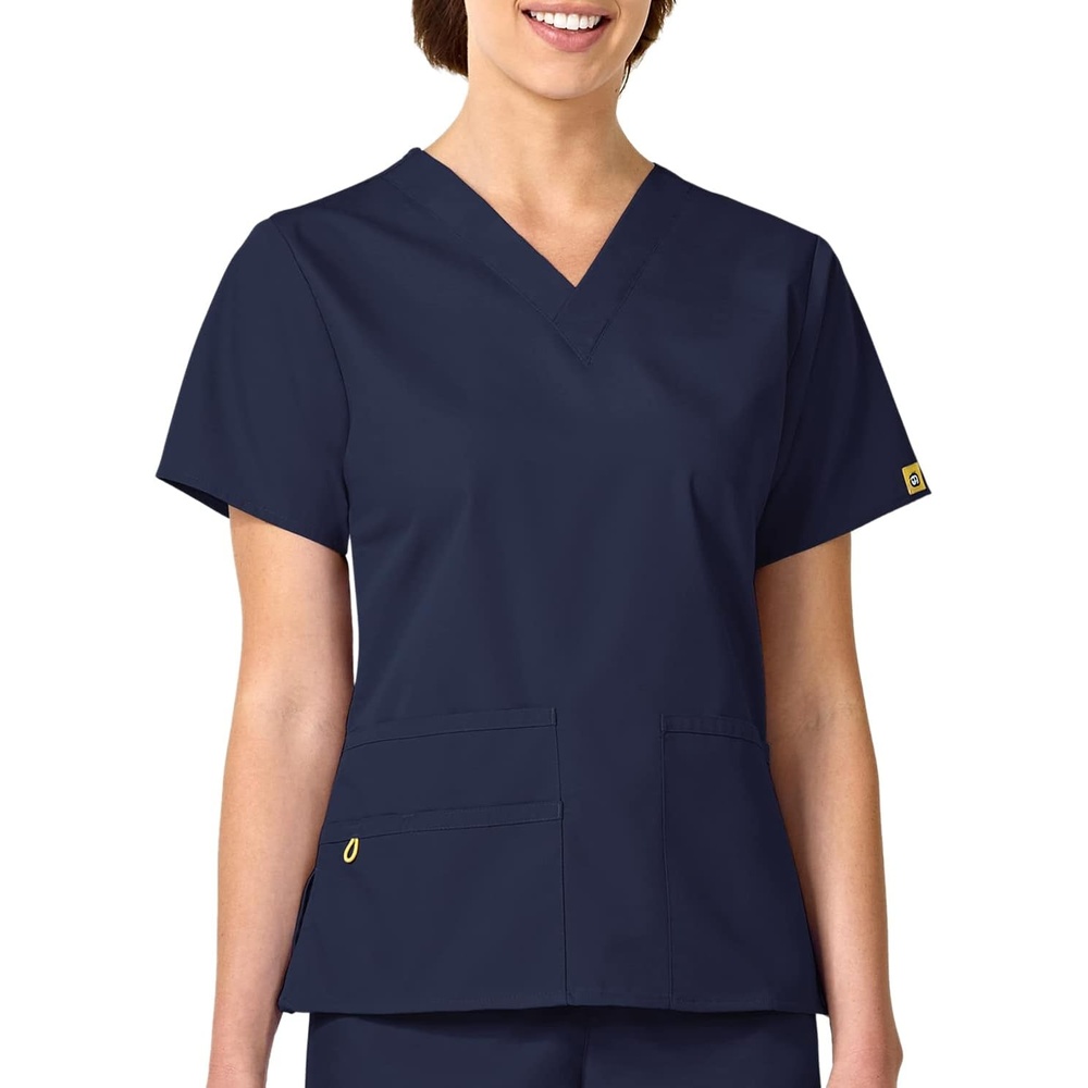 image:imageWonderWink womens Origins Bravo VNeck Top Navy XXSmall