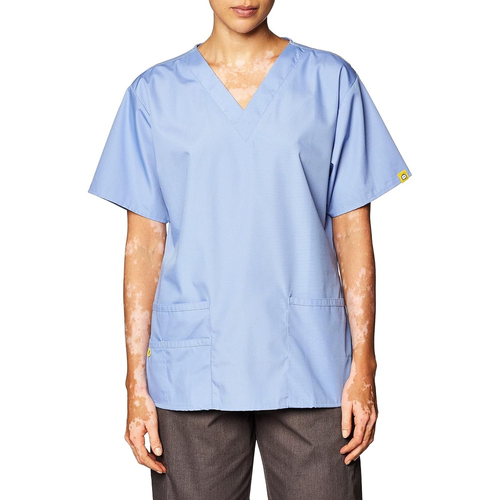 image:imageWonderWink womens Origins Bravo VNeck Top Royal Medium
