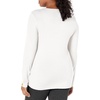 WINK Layers Scrubs for Women, Long Sleeve Silky Tee(White)