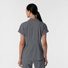 WINK Renew Women’s Flex-n-Reach Collared Scrub Top(Pewter)