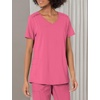WINK Renew Women’s Mock Wrap Scrub Top(Rosebud)