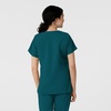 WINK W123 Women’s Basic V-Neck Scrub Top(Caribbean Blue)