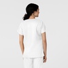 WINK W123 Women’s Basic V-Neck Scrub Top(White)