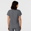 WINK Women’s Women’s Flex-n-reach Side Panel V-neck Scrub Top(Pewter)