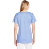 WINK WonderWORK Maternity Mock Wrap Scrub Top, Ceil Blue, 3XL