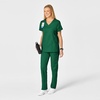 WINK WonderWORK Women’s V-Neck Scrub Top(Hunter)