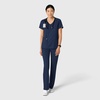 Wink Boundless Women’s 2-Pocket V-Neck Scrub Top(Navy)