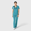 Wink Boundless Women’s 2-Pocket V-Neck Scrub Top(Teal)