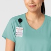 Wink Boundless Women’s 2-Pocket V-Neck Scrub Top(Turquoise)