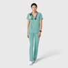 Wink Boundless Women’s 2-Pocket V-Neck Scrub Top(Turquoise)