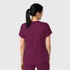Wink Boundless Women’s 2-Pocket V-Neck Scrub Top(Wine)