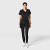 Wink Boundless Women’s Tuck-in Scrub Top(Black)