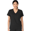 Wink Boundless Women’s Tuck-in Scrub Top(Black)