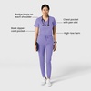 Wink Boundless Women’s Tuck-in Scrub Top(Iris Purple)