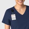 Wink Boundless Women’s Tuck-in Scrub Top(Navy)