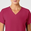 Wink Boundless Women’s Tuck-in Scrub Top(Viva Magenta)