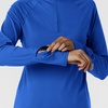 Wink Layers Women’s Watch Window Quarter Zip Scrub Top(Royal)