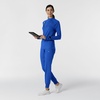 Wink Layers Women’s Watch Window Quarter Zip Scrub Top(Royal)