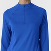 Wink Layers Women’s Watch Window Quarter Zip Scrub Top(Royal)