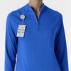Wink Layers Women’s Watch Window Quarter Zip Scrub Top(Royal)
