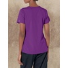 Wink PRO Women’s 4 Pocket Notch Neck Scrub Top(Eggplant)