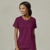 Wink PRO Women’s 4 Pocket Notch Neck Scrub Top(Wine)