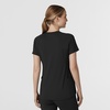 Wink Renew Women’s Flex-n-Reach V-Neck Raglan Scrub Top(Black)