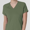 Wink Renew Women’s Flex-n-Reach V-Neck Raglan Scrub Top(Olive)