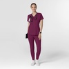 Wink Renew Women’s Flex-n-Reach V-Neck Raglan Scrub Top(Wine)