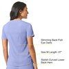Wink Renew Women’s Mandarin Collar Tuck-in Scrub Top(Ceil Blue)